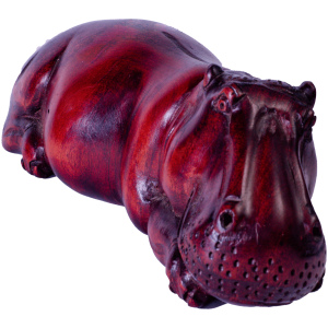wooden rhinocerous black 13