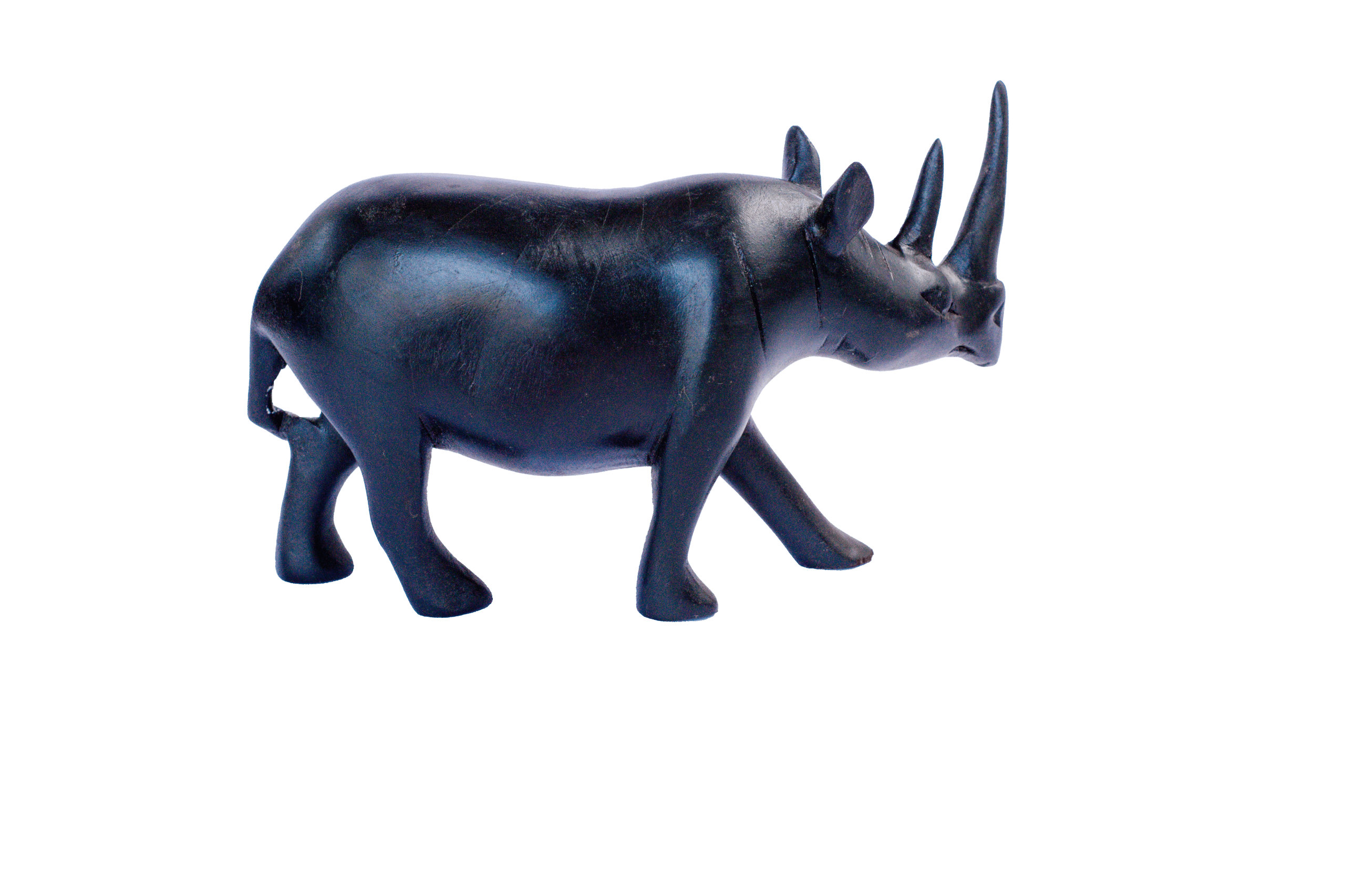 wooden rhinocerous black 28