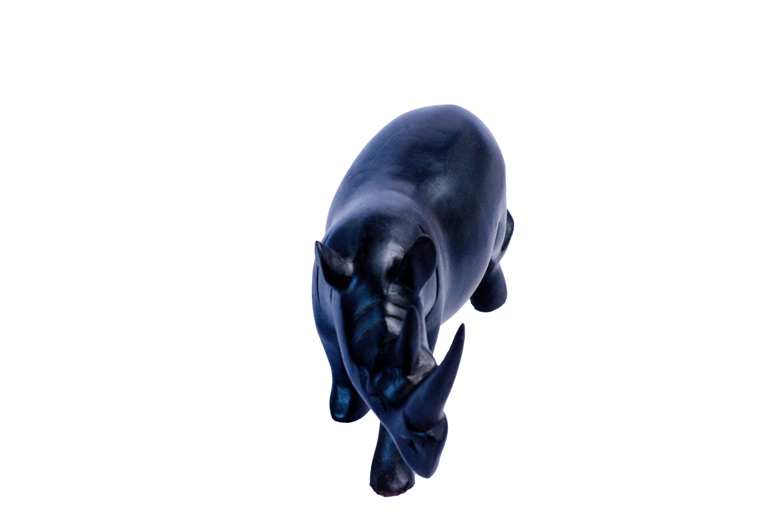 wooden rhinocerous black 31