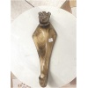 wooden animal head wall mounted coat hanger