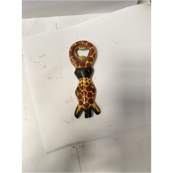 wooden animal pattern bottle opener