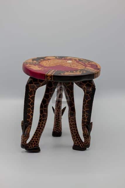 wooden animal stool