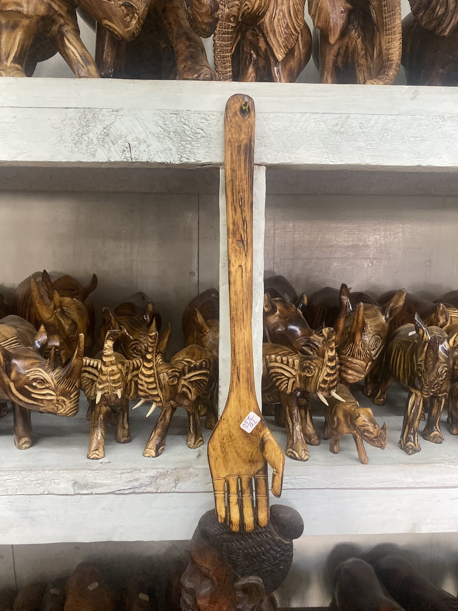wooden back scratcher
