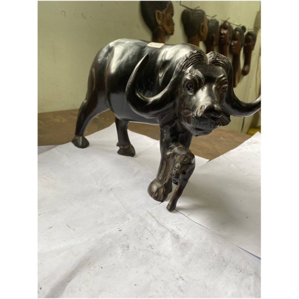 wooden balck buffalo