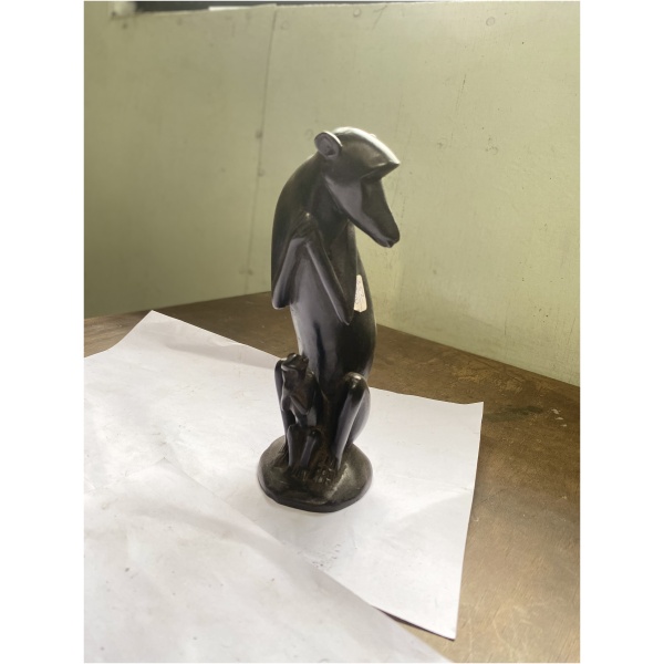 wooden black baboon 2