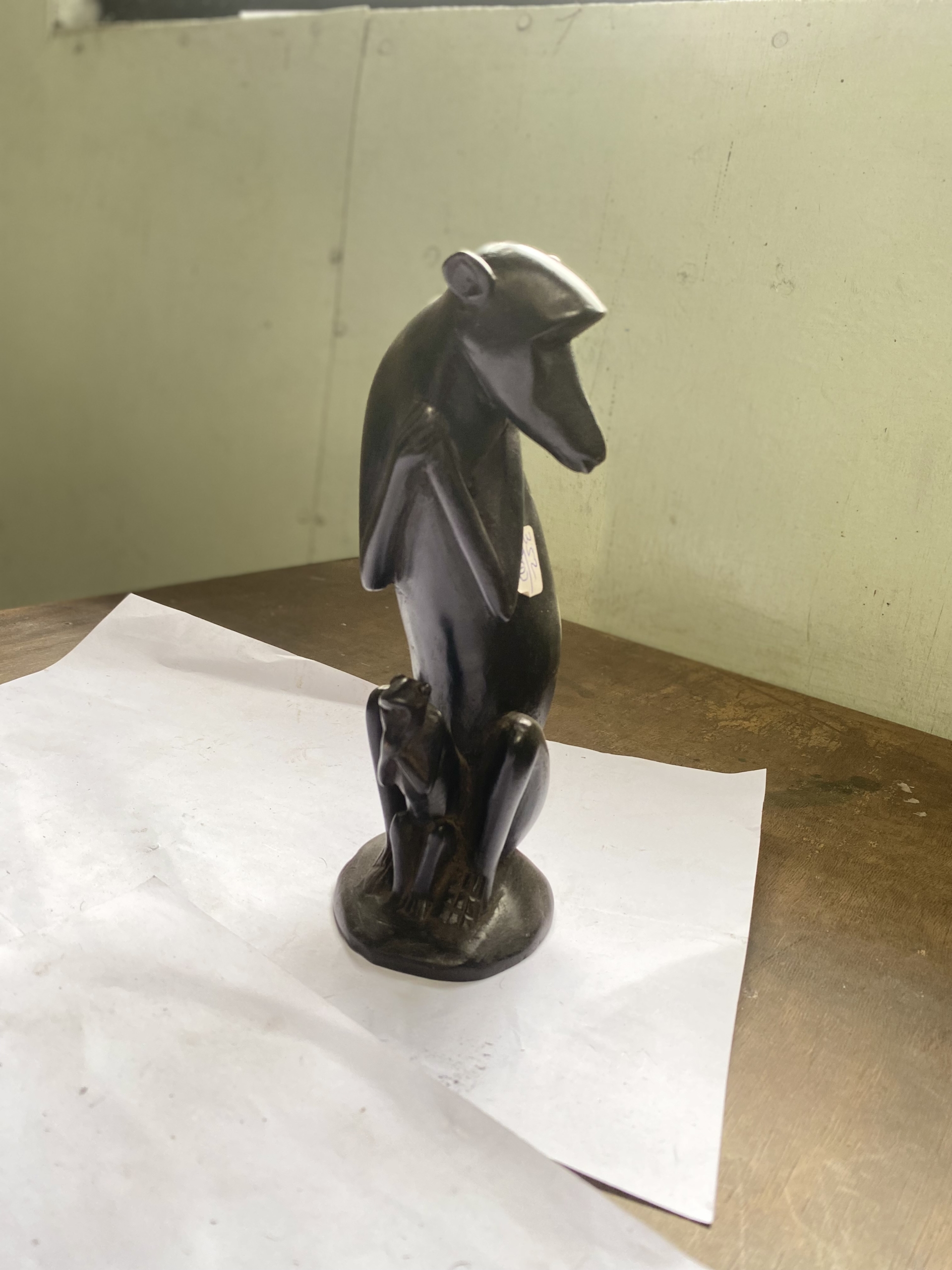 wooden black baboon 2
