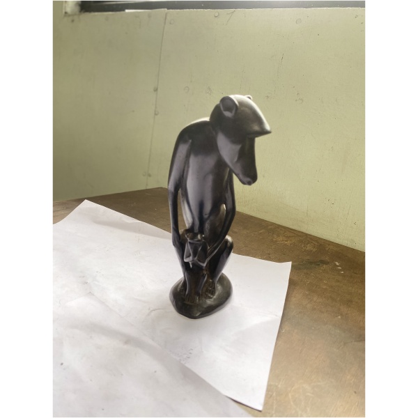 wooden black baboon 3
