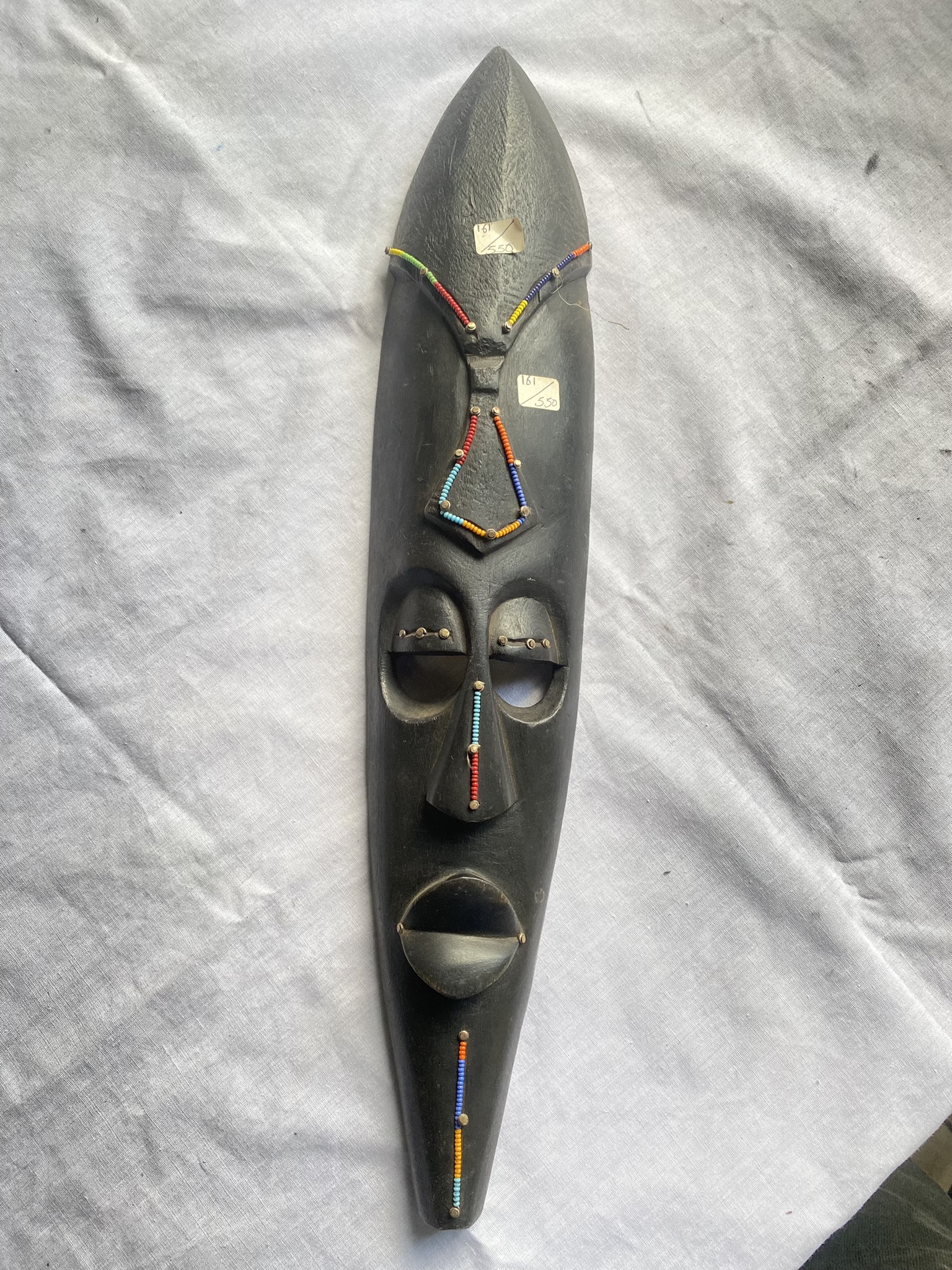wooden black wall mask 2