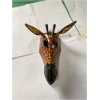 wooden giraffe head mask