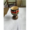 wooden goblet kentya flag