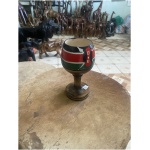 wooden goblet kenya flag 3