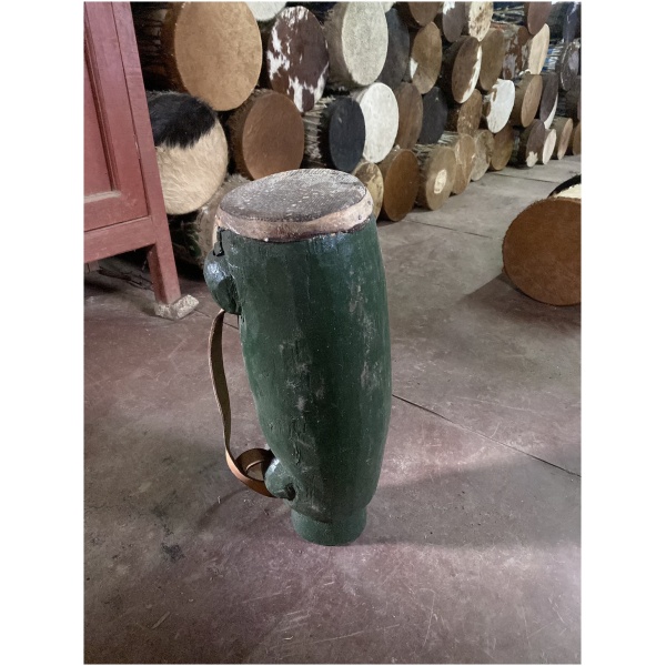 wooden green drum 3