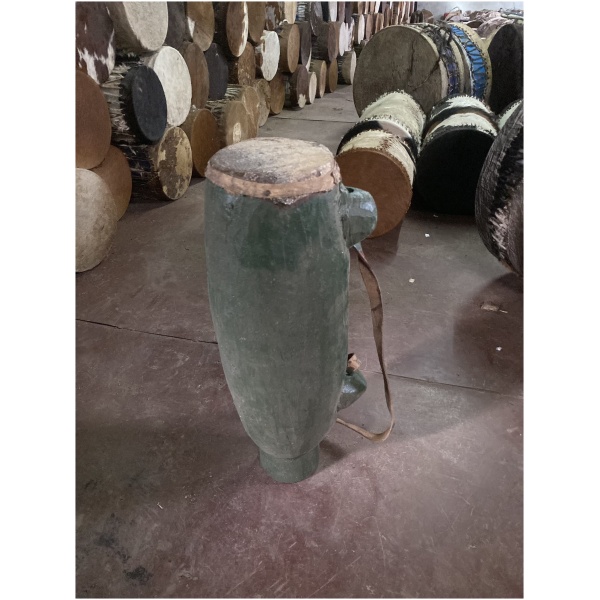 wooden green drum