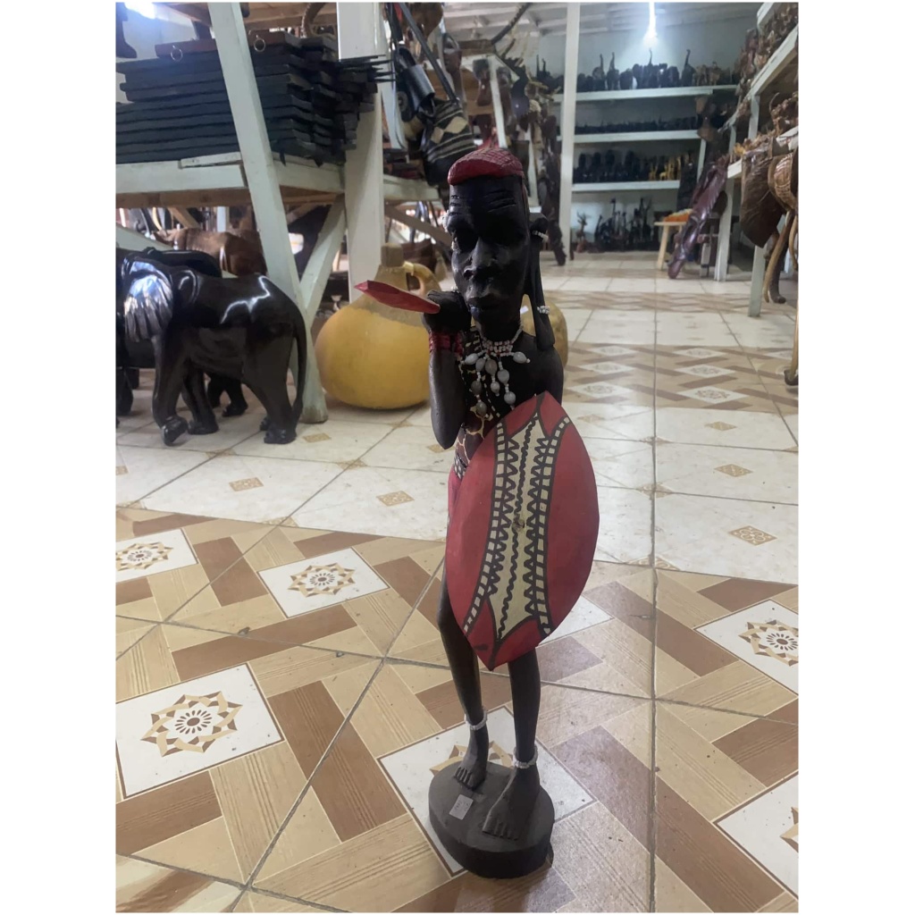 wooden hunting masai warrior 2