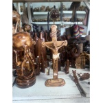wooden jesus on a cross