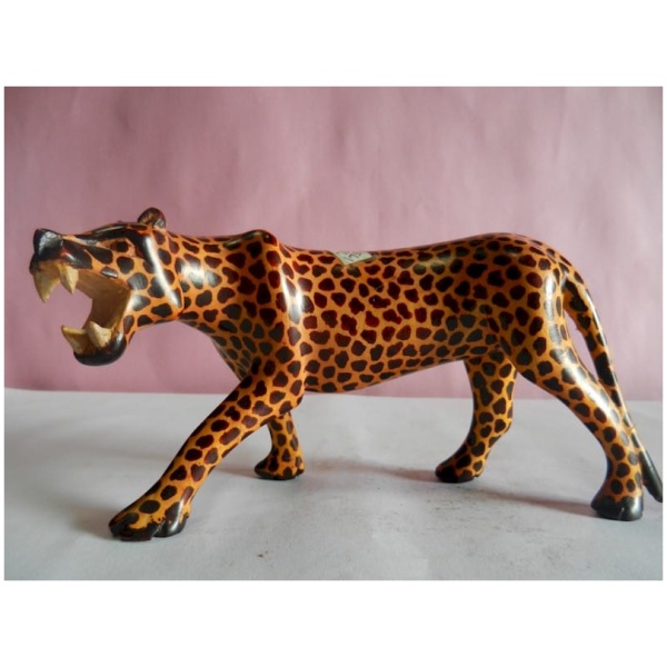 wooden leopard