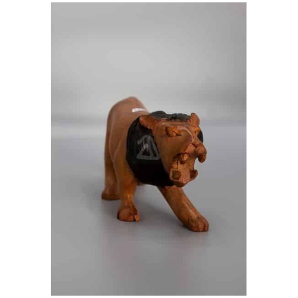 wooden lion