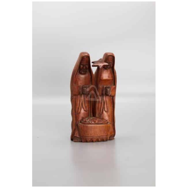 wooden marry joseph and baby jesus