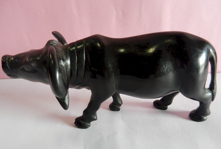 wooden pig