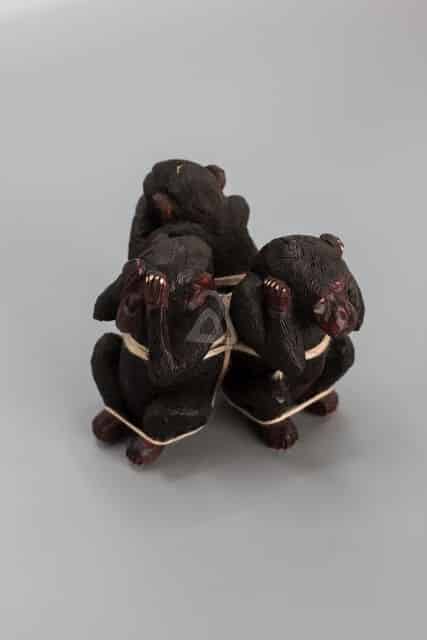 wooden three monkeys 2