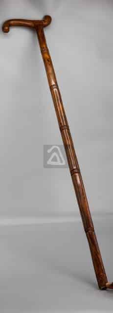 wooden walking cane