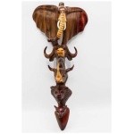wooden wall art jungle animals