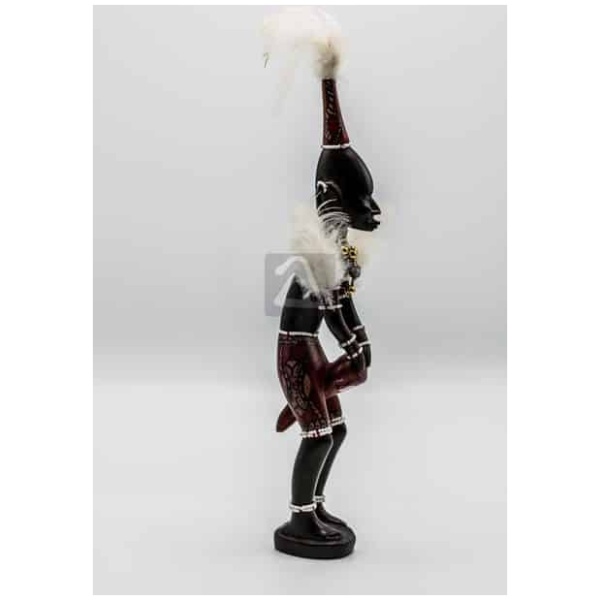 Wooden Warrior Playing Drum 2